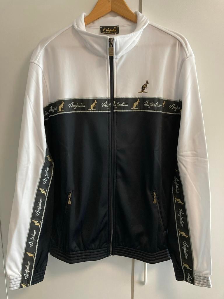 Australian jasje zwart wit 2XL, Verzenden, Nieuw, Overige maten, Zwart