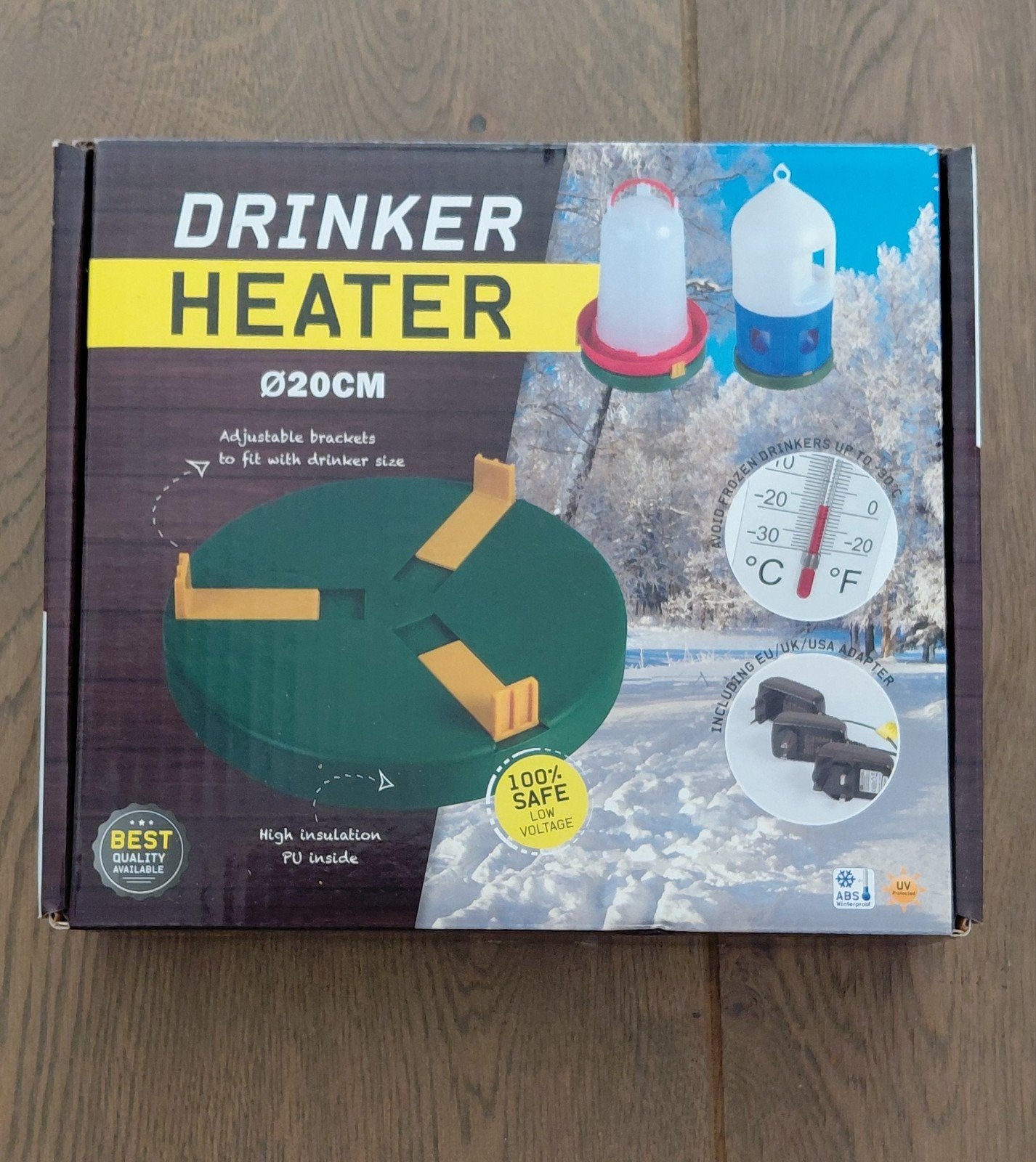Drinkwater verwarmer, Dieren en Toebehoren, Ophalen of Verzenden, Gebruikt