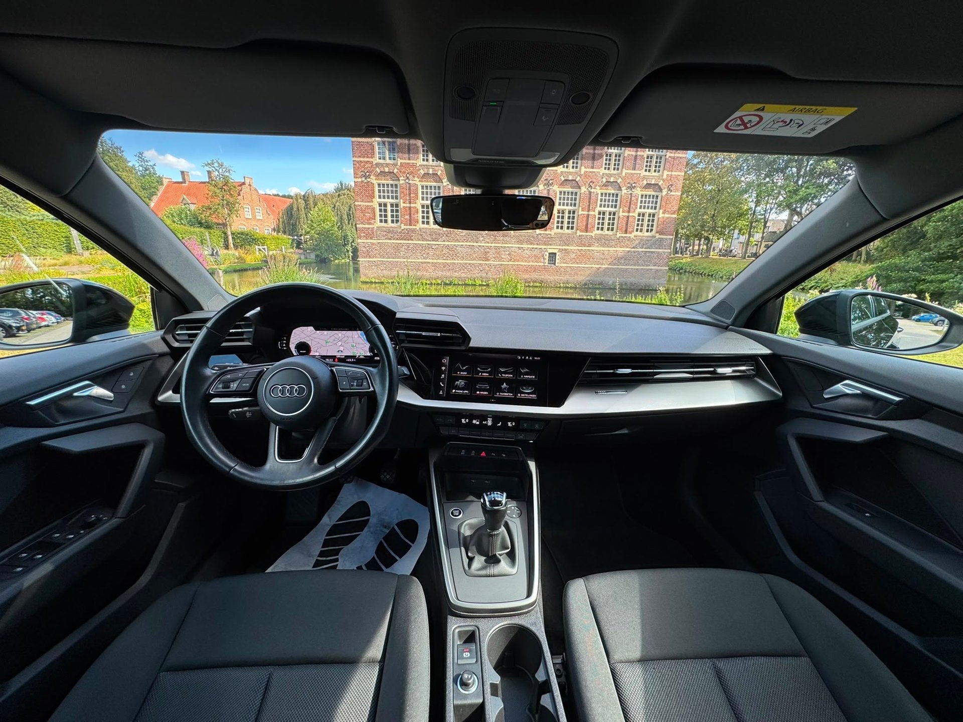 Audi A3 Sportback 30 TFSI Business edition|CLIMA|CRUISE|ELEK, Auto's, Audi, Voorwielaandrijving, Stof, Gebruikt, Zwart