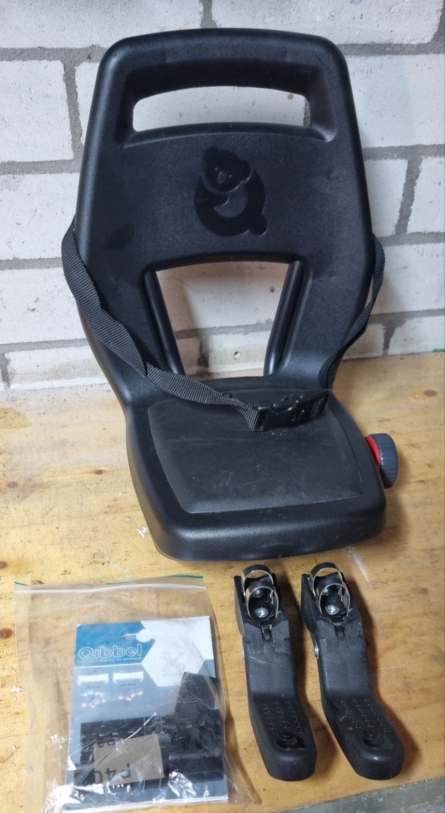 Qibbel 6+ Junior fietszitje - Achterzitje met voetsteuntjes, Fietsen en Brommers, Ophalen, Achterzitje, 22 t/m 36 kg, Qibbel