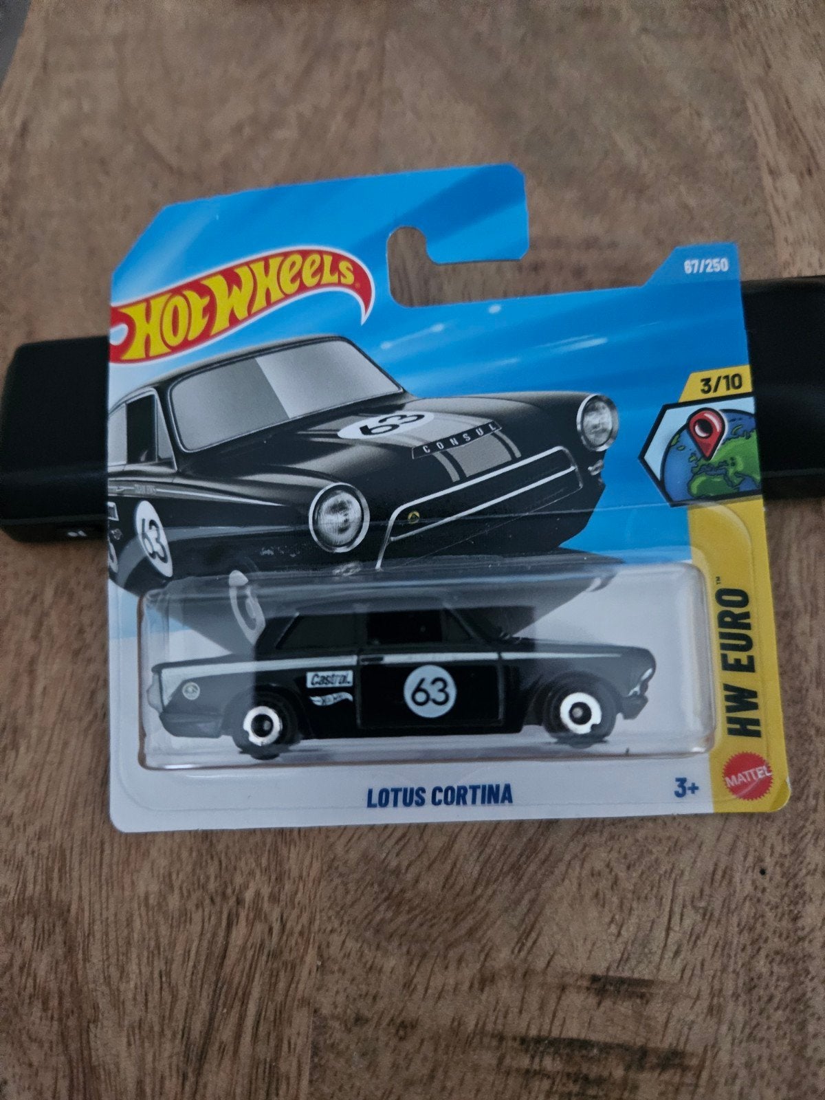 Hotwheels Lotus Cortina Zwart Nieuw, Ophalen of Verzenden, Nieuw, Auto