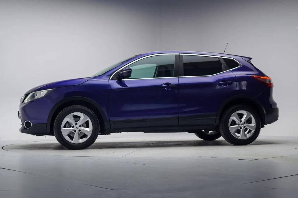 Nissan QASHQAI 1.2 Visia [ Navigatie Cruise control Trekhaak, Auto's, Gebruikt, 4 cilinders, Blauw, 116 pk