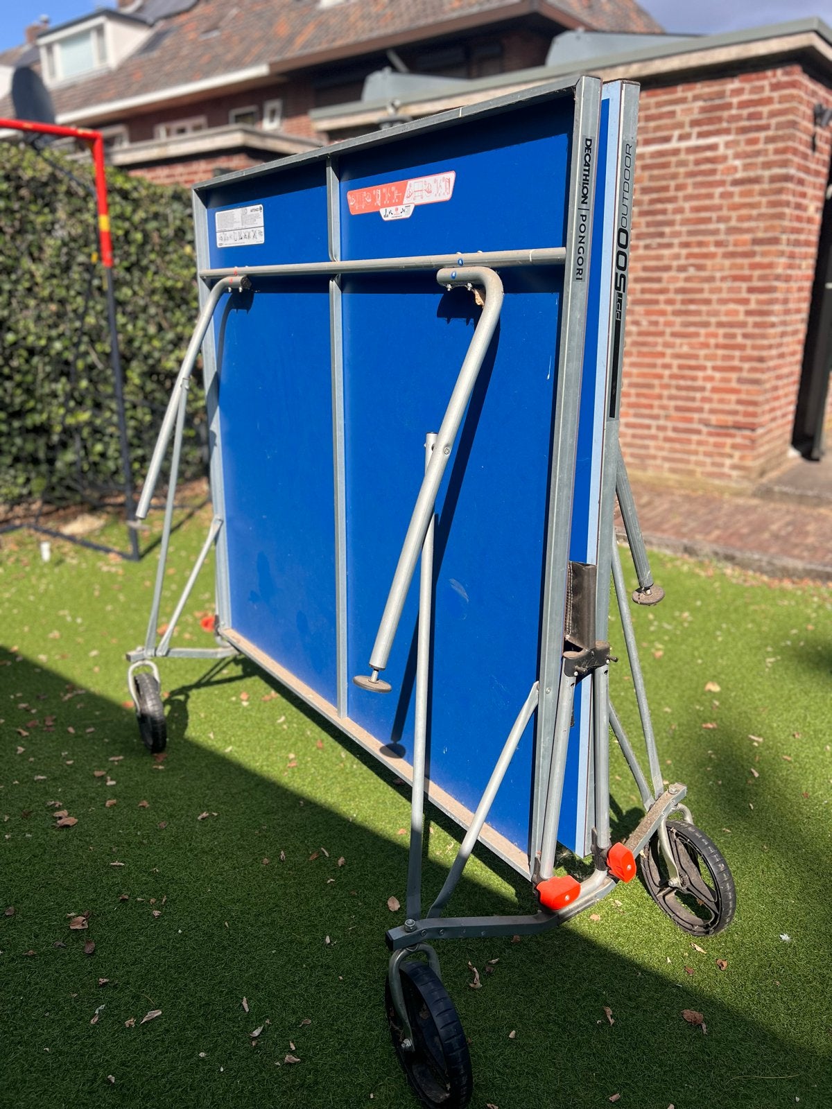 Decathlon Pongori PPT 500 Outdoor Tafeltennistafel, Ophalen, Gebruikt, Tafel Outdoor, Inklapbaar