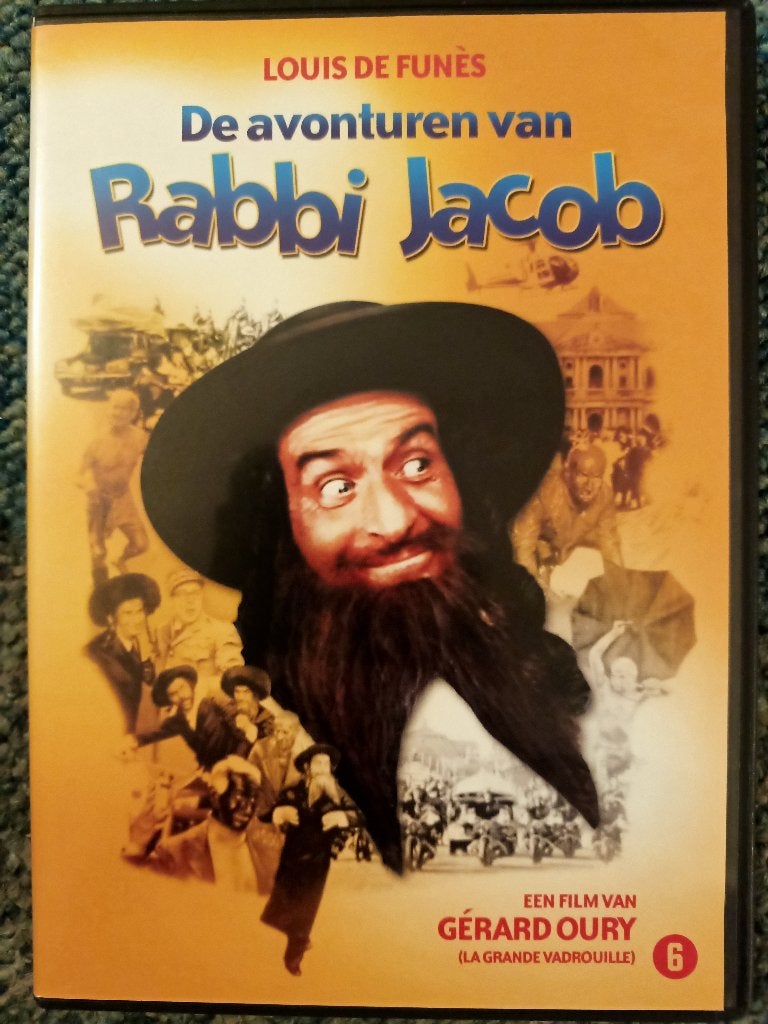 De Avonturen van Rabbi Jacob - Louis de Funès DVD, Klassieker, Nederlands, Ophalen of Verzenden, Zo goed als nieuw