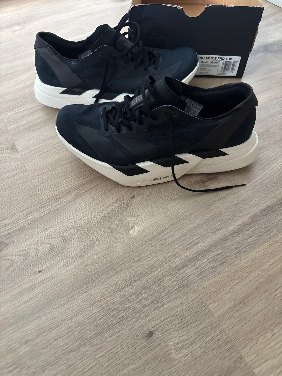 Adidas Adizero Adios PRO 4 W hardloopschoenen dames maat 40, Ophalen of Verzenden, Zo goed als nieuw, Sportschoenen, Zwart