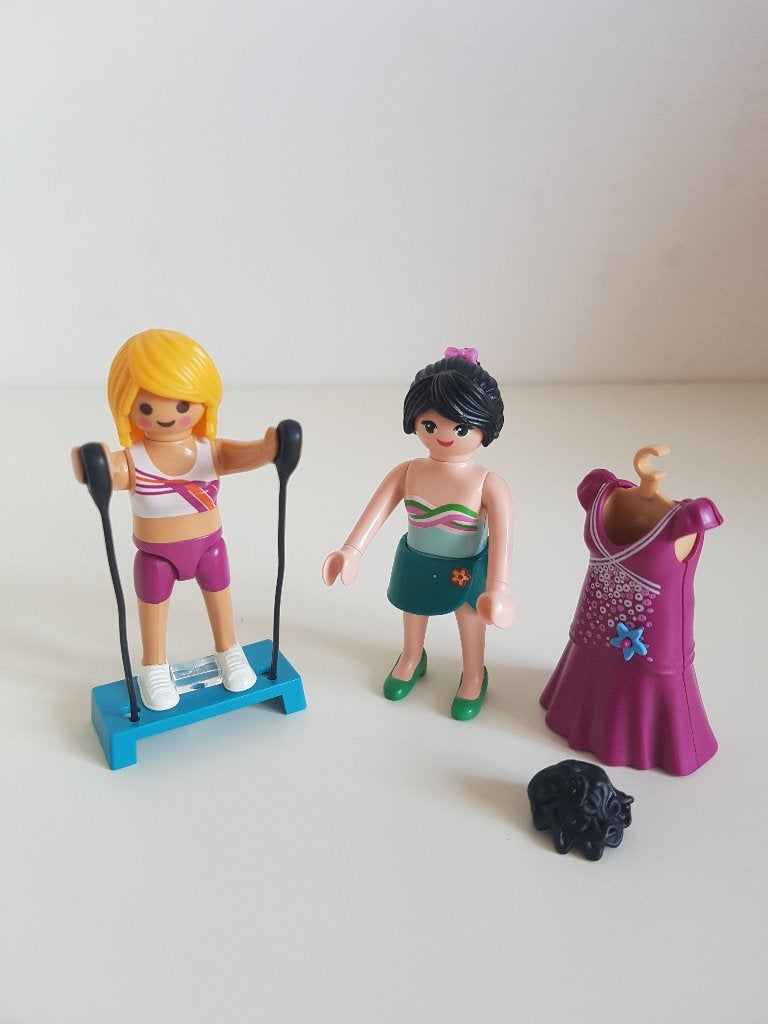 Playmobil - Lotje met 2 figurensets (6881 + 6827), Kinderen en Baby's, Speelgoed | Playmobil, Zo goed als nieuw, Complete set