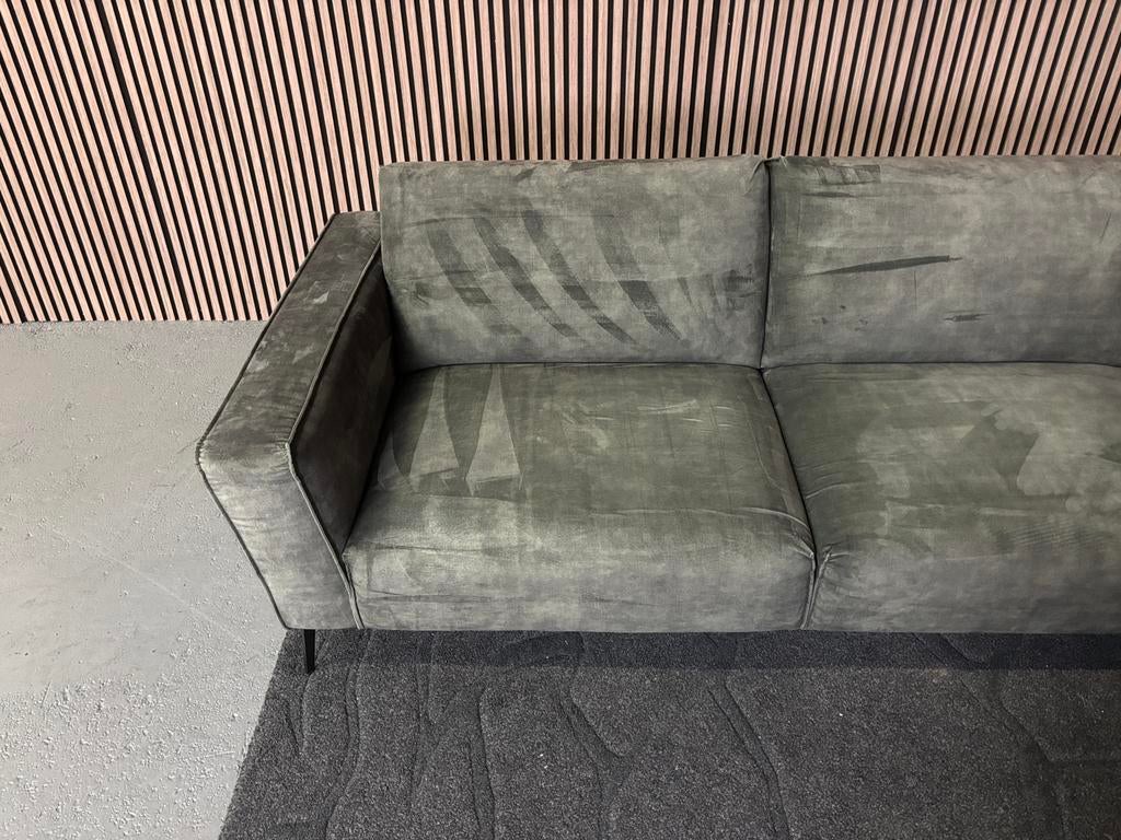 GRATIS LEVERING Hoekbank Donkergroen 280x220 GEREINIGD, 250 tot 300 cm, Hoekbank, Ophalen of Verzenden, Zo goed als nieuw