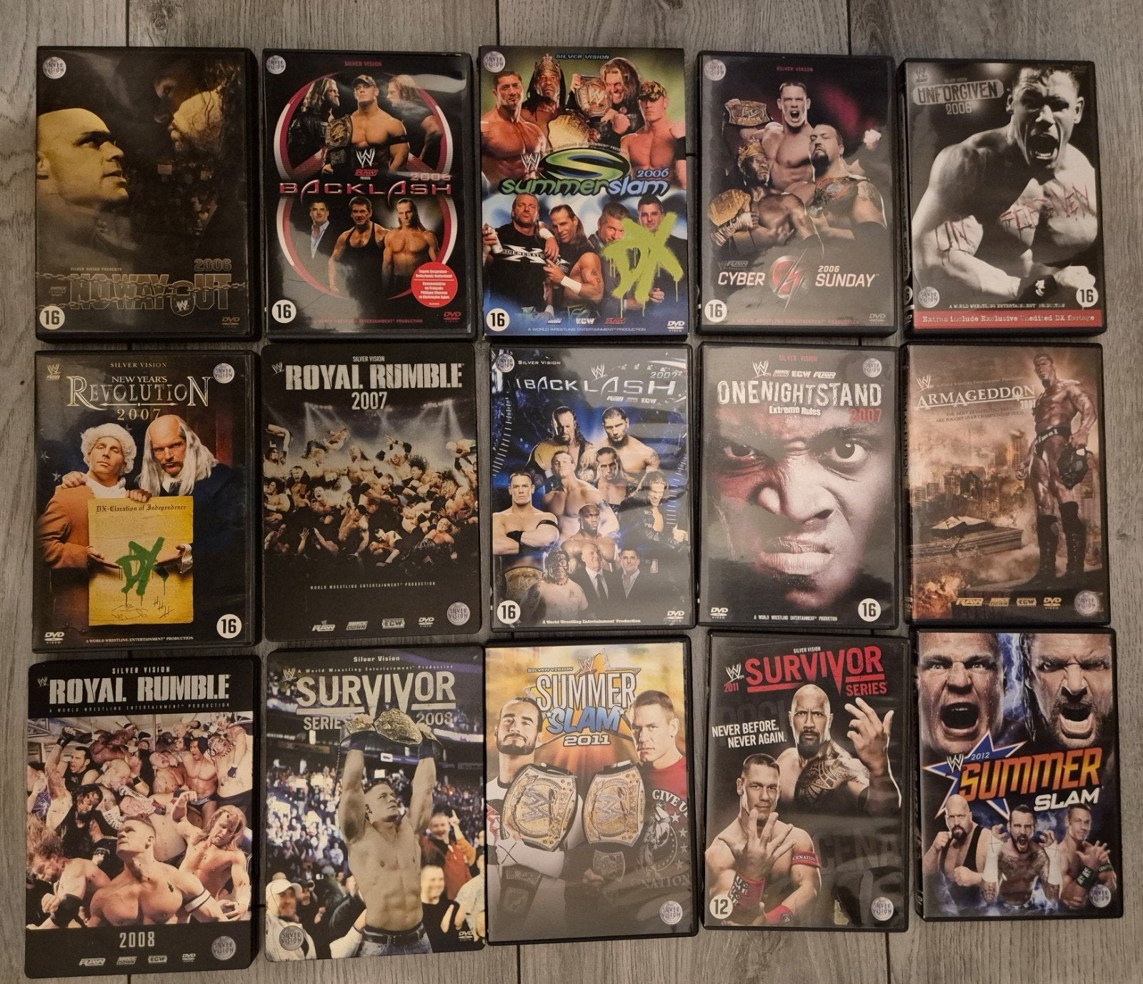 WWE Wrestling DVD's - WRESTLEMANIA & Diverse evenementen, Vanaf 16 jaar, Ophalen of Verzenden, Gebruikt, Speelfilm