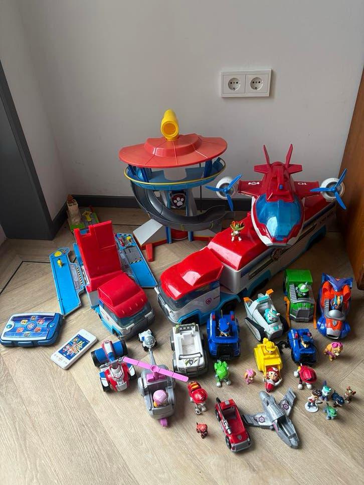 Grote Paw Patrol Collectie: Vrachtwagens, Vliegtuig & Meer, Ophalen, Zo goed als nieuw