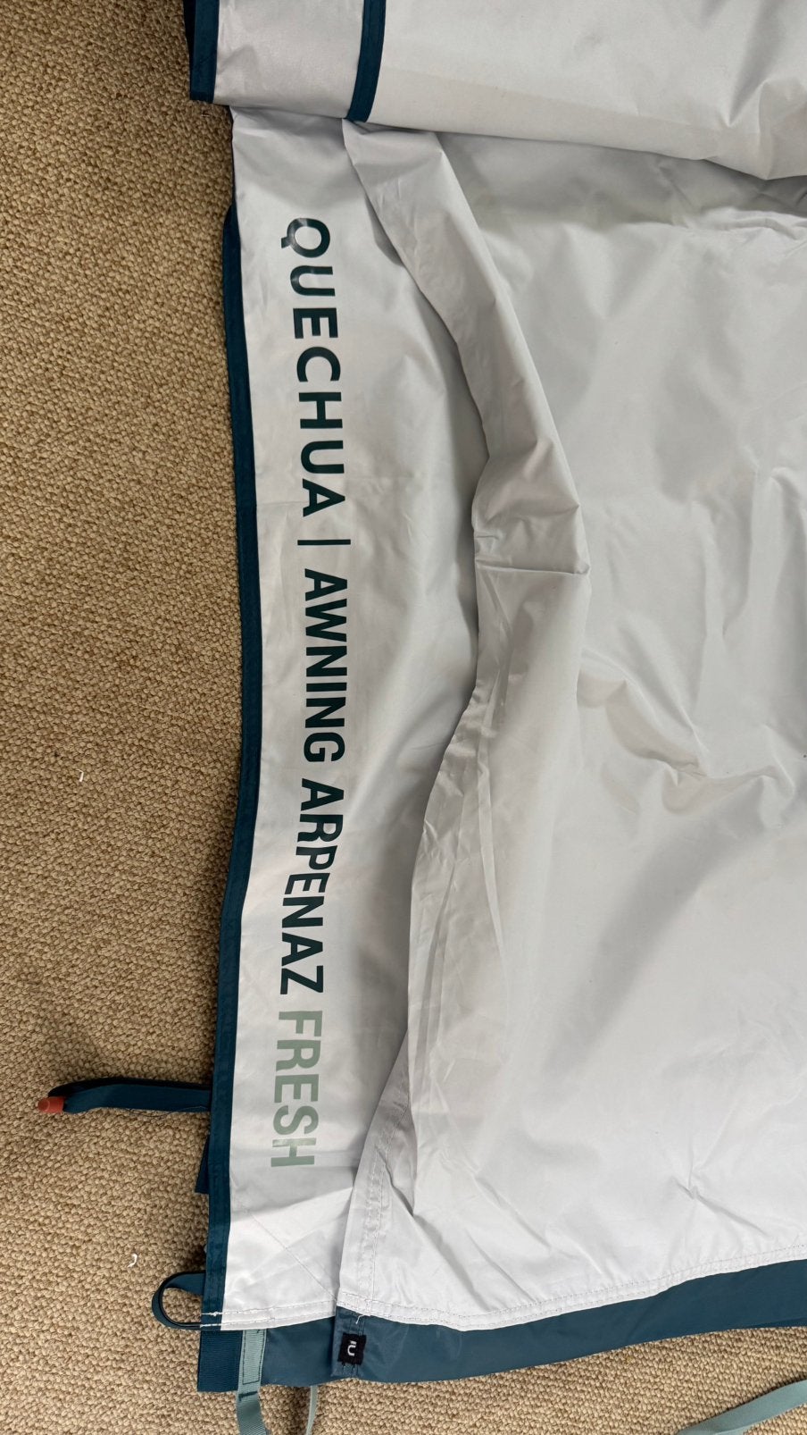 Decathlon Awning Arpenaz doek, Ophalen, Gebruikt