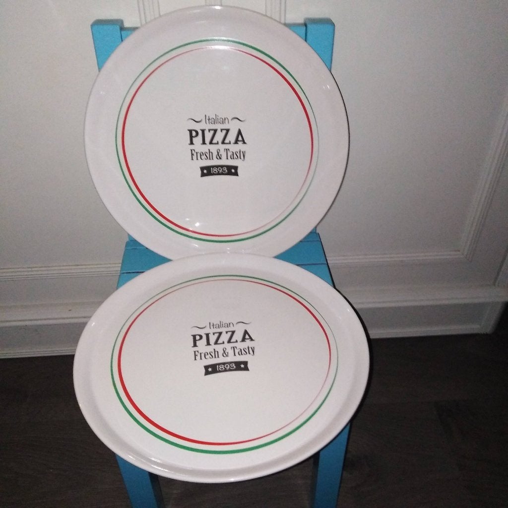 Pizza borden fresh & tasty 1893 2 stuks Gusta, Ophalen, Gebruikt, Bord(en), Overige stijlen