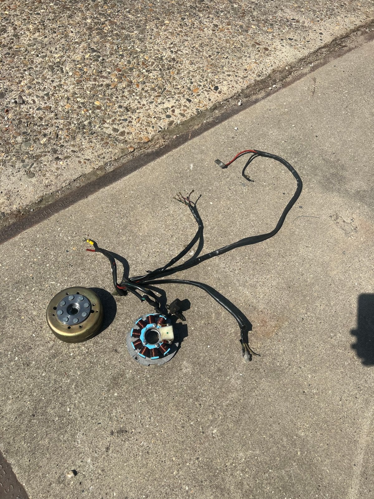 125-180cc ac onsteking compleet, Motoren, Ophalen, Gebruikt