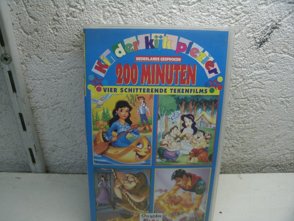 vhs 20a 200 min kinder kijk plezier, Cd's en Dvd's, VHS | Kinderen en Jeugd, Alle leeftijden, Ophalen of Verzenden, Zo goed als nieuw
