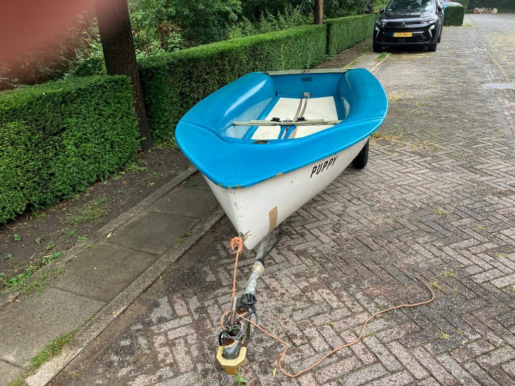 Puppy zeilboot met trailer, Watersport en Boten, Ophalen, Overige merken, Gebruikt, Geen motor