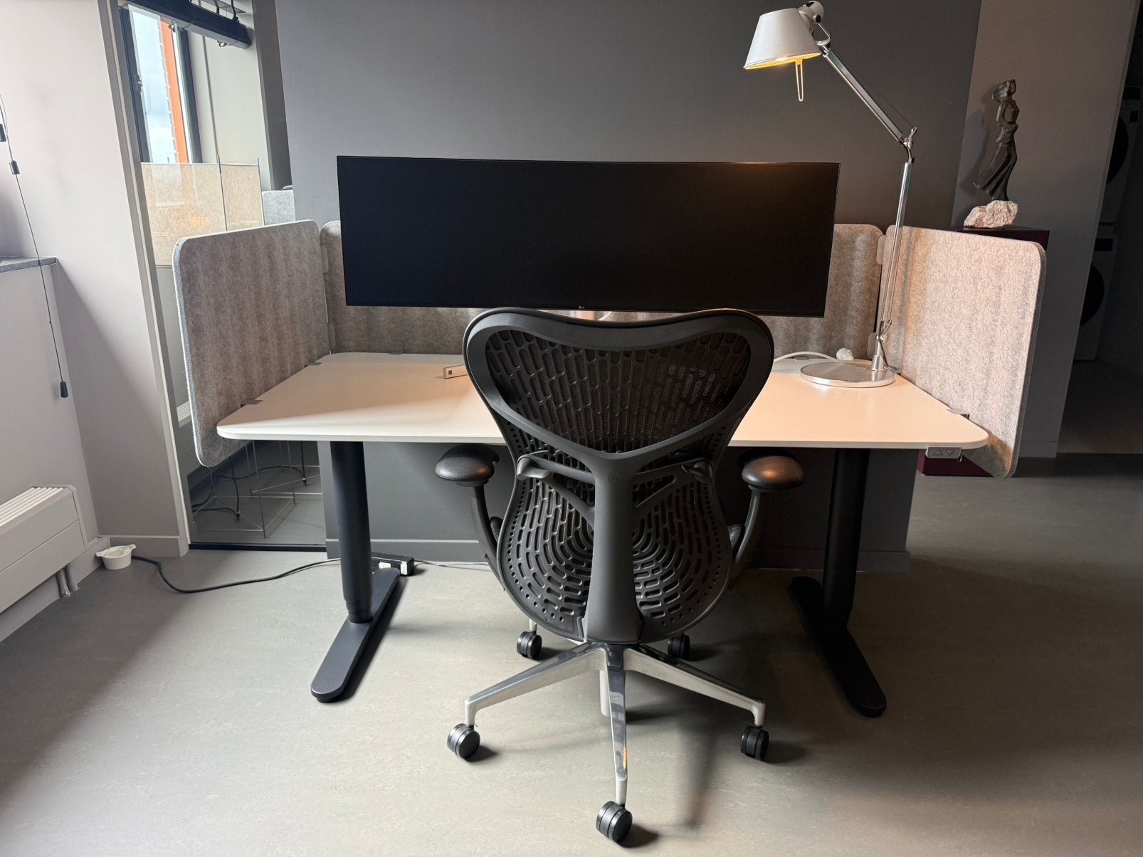 Ikea - Akoestische bureau panelen - Eilif - lichtgrijs - 3x, Huis en Inrichting, Ophalen, Zo goed als nieuw