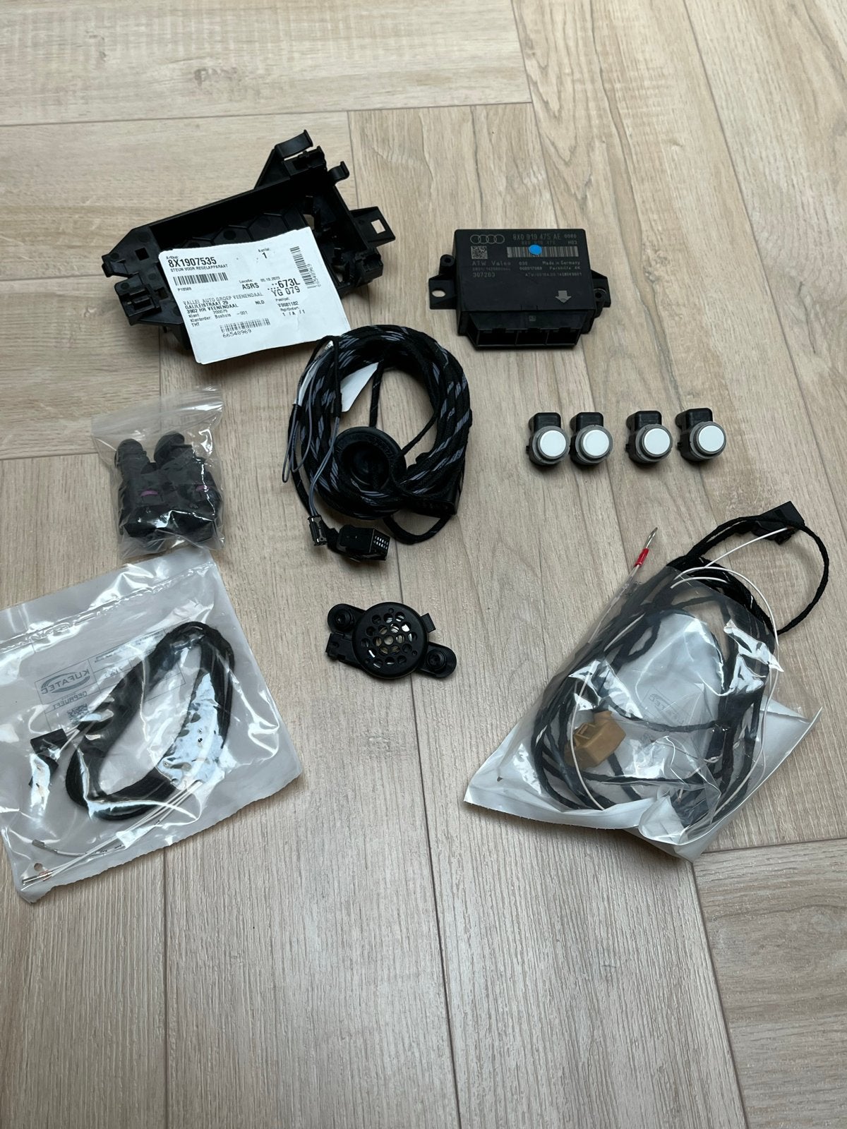 Complete PDC retrofit set Audi A1 8X- Parkeersensoren, Ophalen of Verzenden, Nieuw, Audi