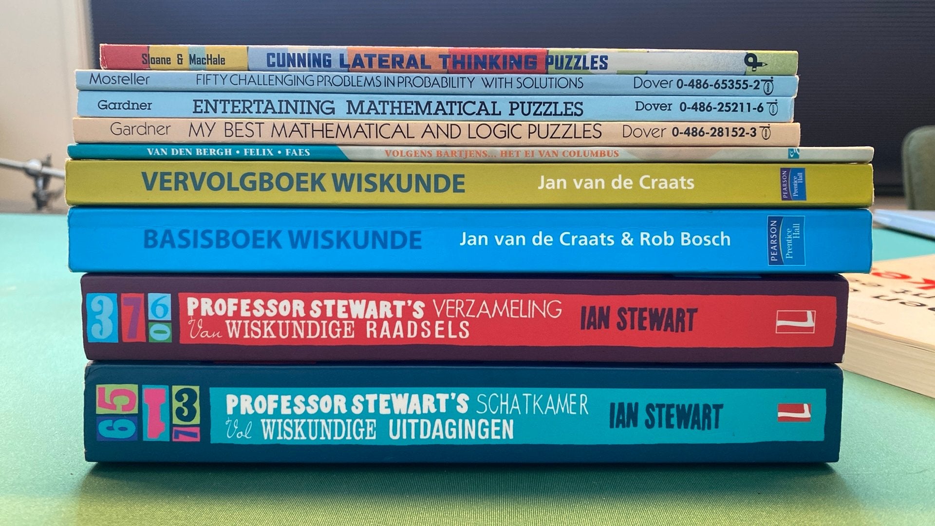 bonte verzameling puzzel-/ wiskundeboeken, Ophalen of Verzenden, Zo goed als nieuw, Natuurwetenschap