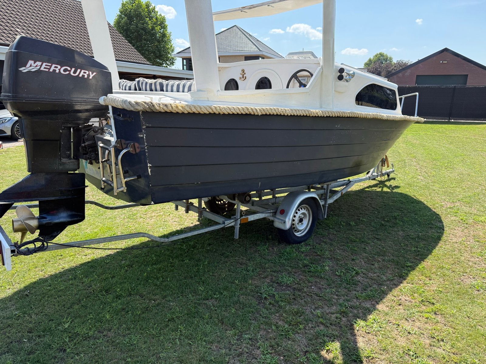Sloepcruiser met trailer en kleinere sloepen, Watersport en Boten, Ophalen, Gebruikt, Buitenboordmotor, Trailer