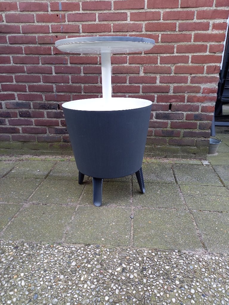 Antraciet Coolbar / Partytafel / Koeltafel Voor Drankjes, Tuin en Terras, Gebruikt, Onbekend, Ophalen of Verzenden, Onbekend