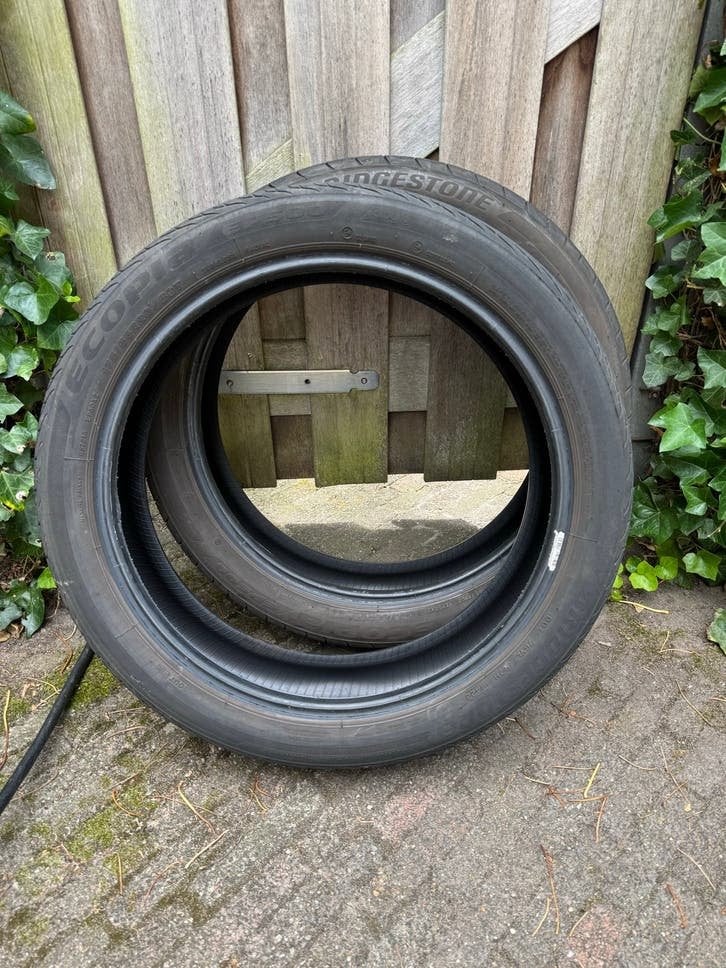 Bridgestone Ecopia Zomerbanden 175/55R20 89T (2 stuks), Gebruikt, 175 mm, Ophalen of Verzenden, Band(en)