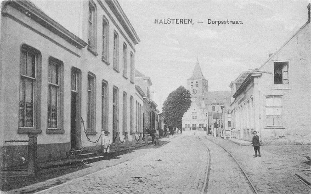 701-049-007 Halsteren Dorpsstraat, Verzenden, Voor 1920, Noord-Brabant