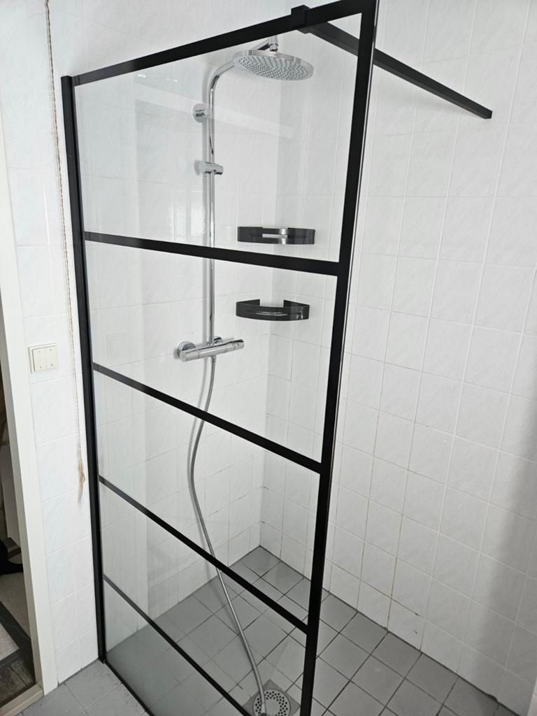 Douchewand Diamond Maxaro 100x200, 8mm glas, gratis!, Ophalen, Gebruikt, Met douche