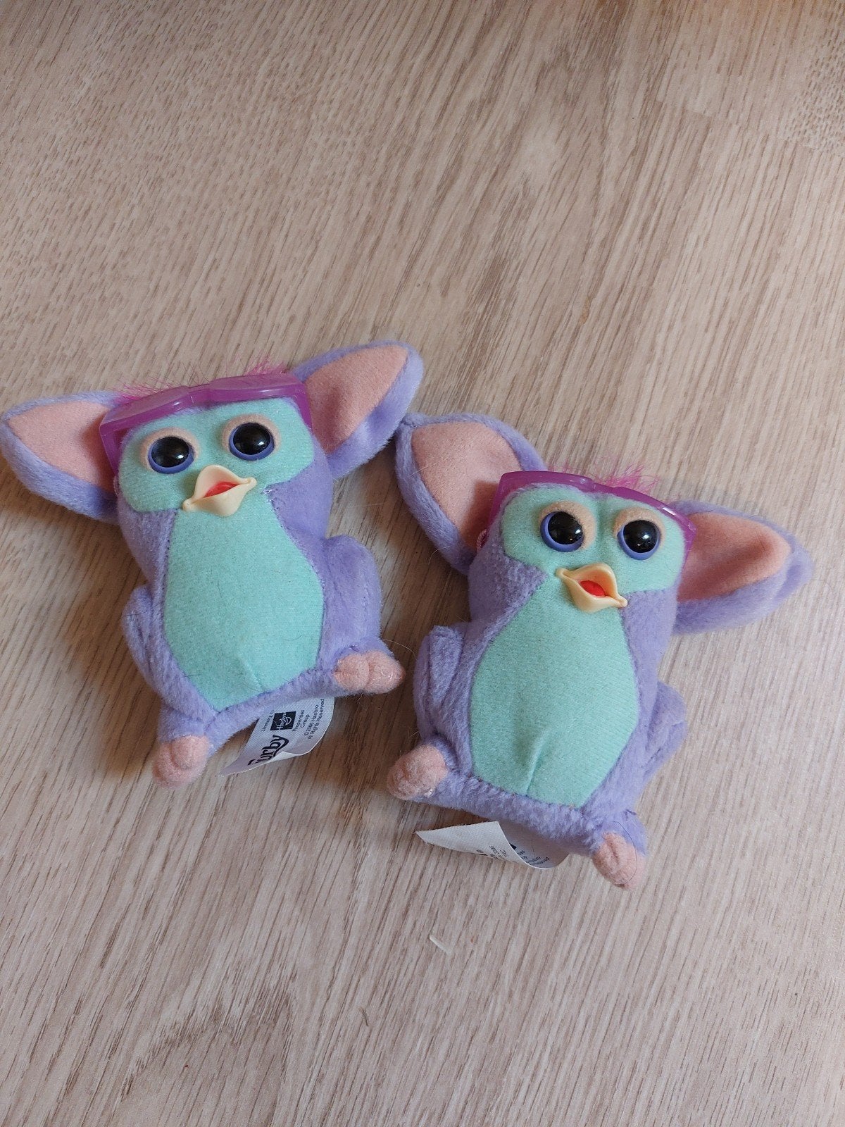 2x Furby mcdonalds knuffeltje 11 cm, Ophalen of Verzenden
