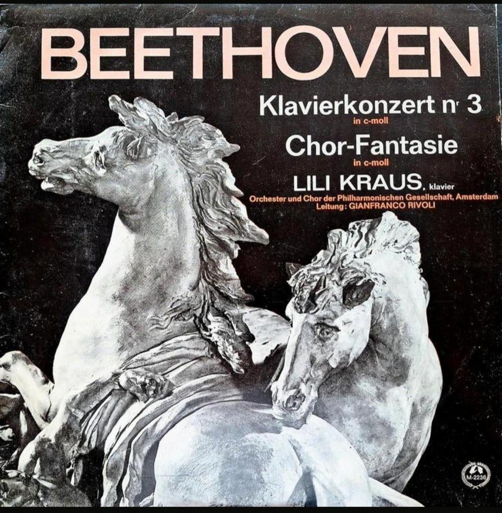 LP  BEETHOVEN-Pianoconcert No.3/Chor Fantasie (Lili Kraus), Ophalen of Verzenden, Classicisme, Gebruikt, 12 inch