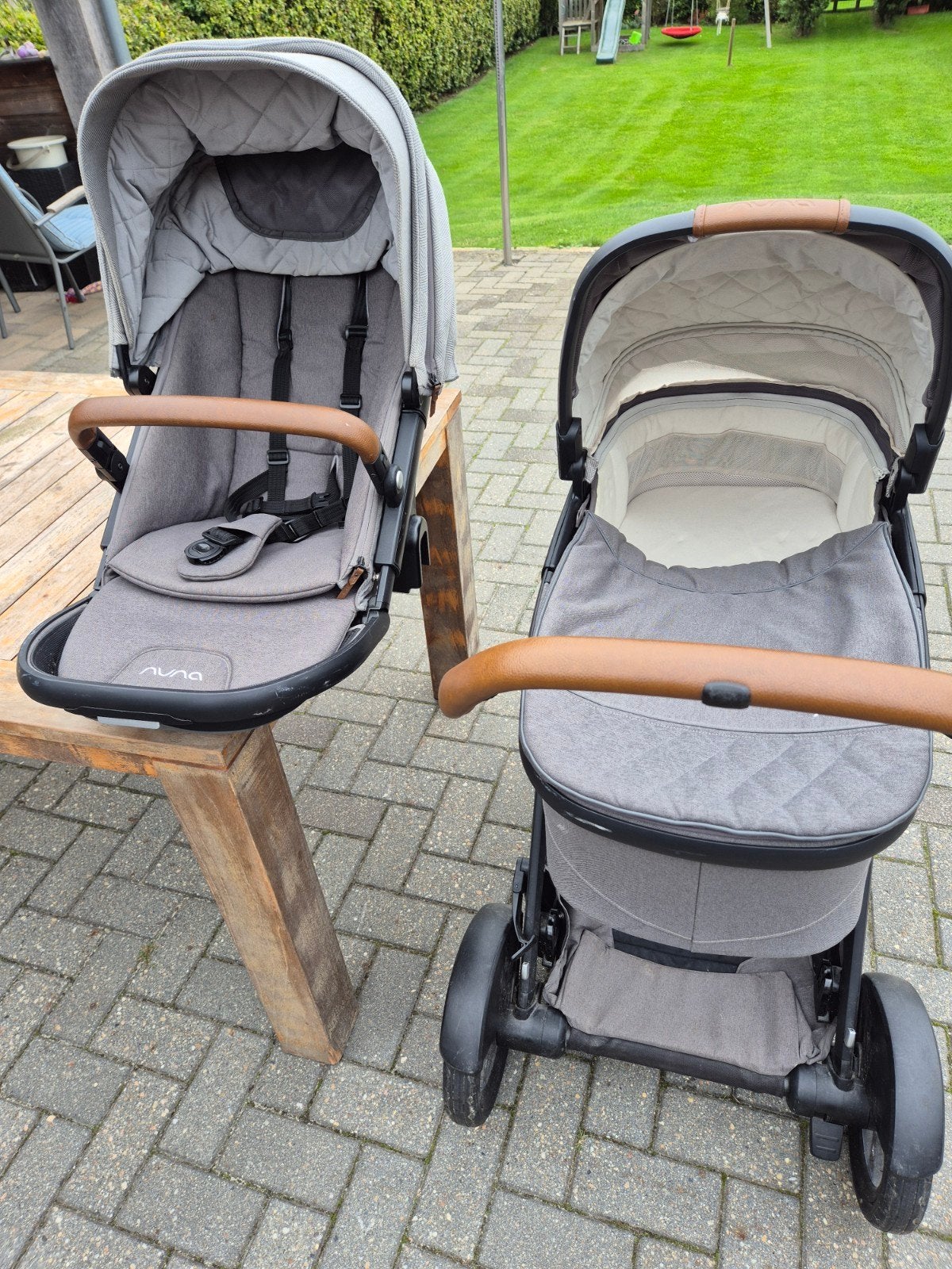 nuna kinderwagen,wandelwagenbak en toebehoren, Gebruikt, Combiwagen, Met reiswieg, Ophalen