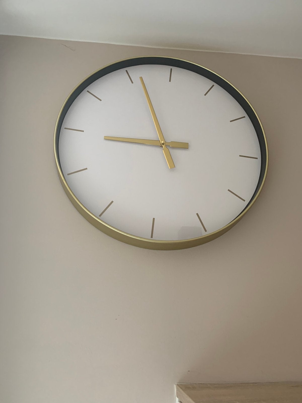 Klok, Ophalen of Verzenden, Zo goed als nieuw, Wandklok