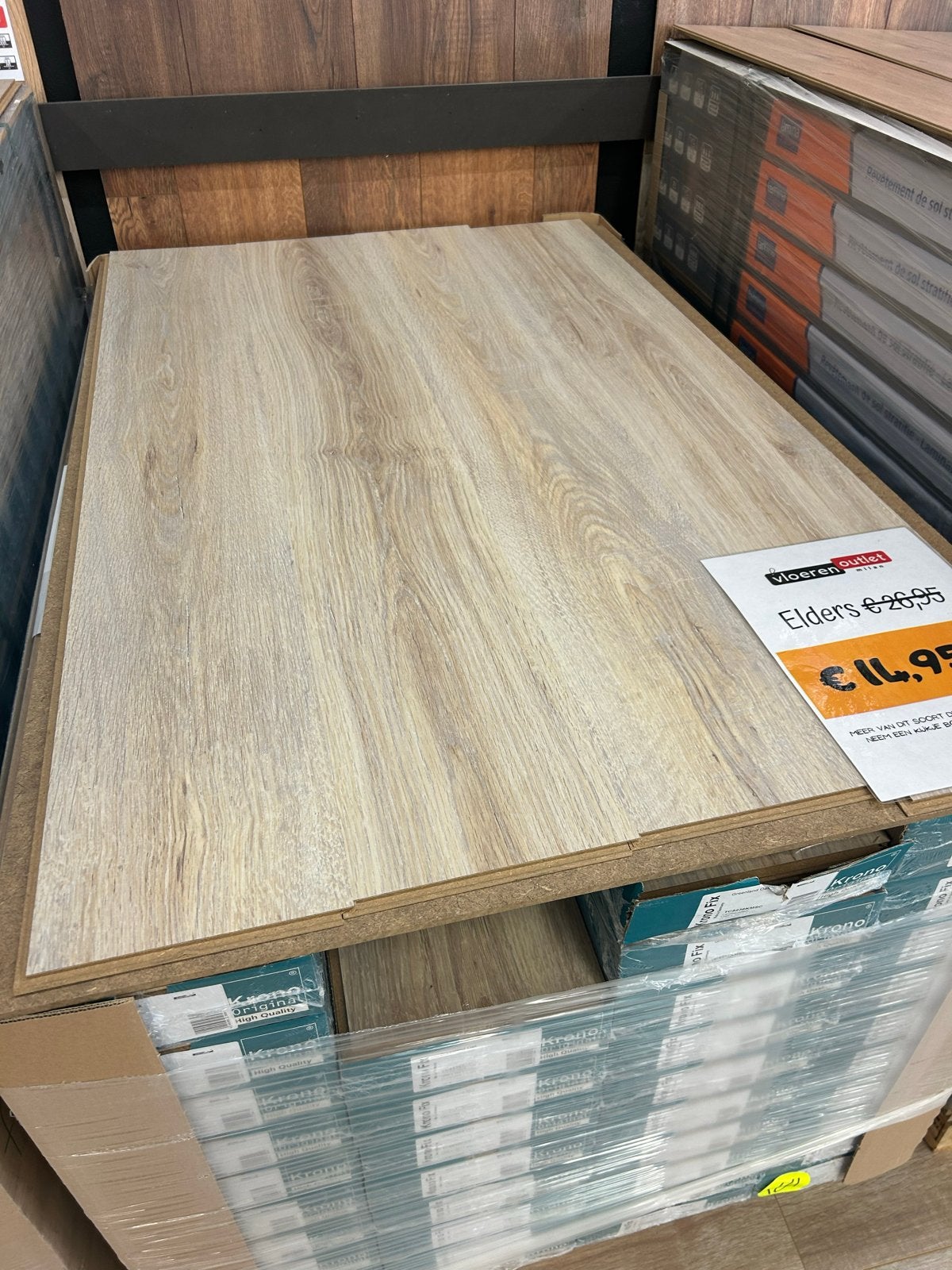 7 mm klik laminaat - 93,86 m2 - Pallet aanbieding, Ophalen, Nieuw, Laminaat