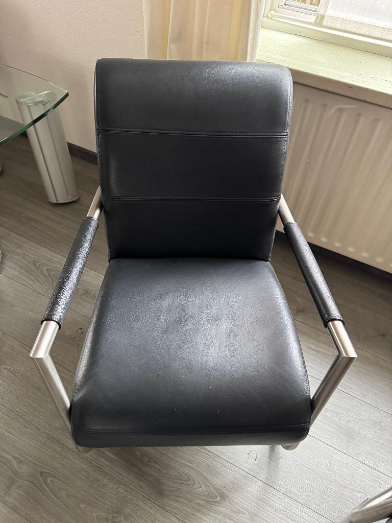 gispen of gispen look a like stoelen, Huis en Inrichting, Stoelen, Ophalen, Twee, Zwart, Zo goed als nieuw