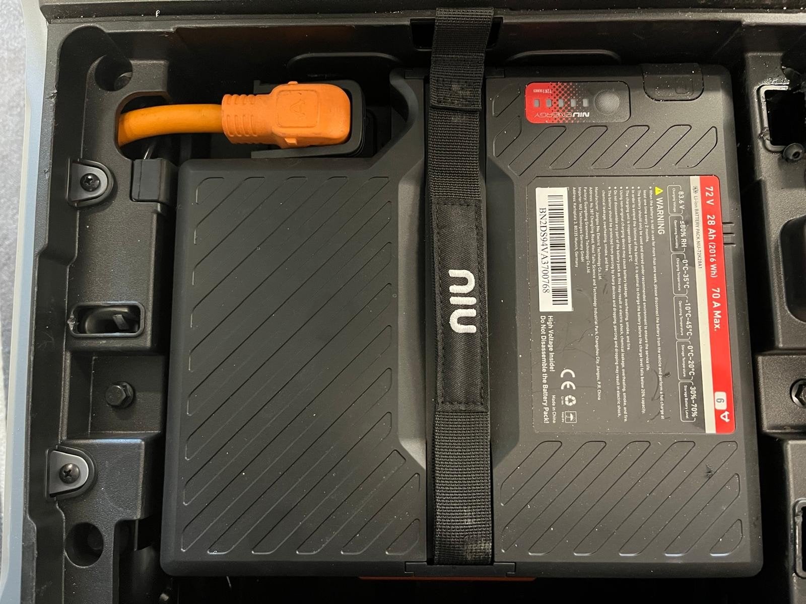 NIU Accu 72V 28Ah (2016 Wh) - Scooter Accu