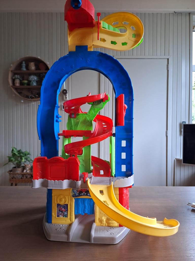 Fisher-Price Garage - 2-in-1 Speelset met 3 auto's, Ophalen, Gebruikt, Speelset