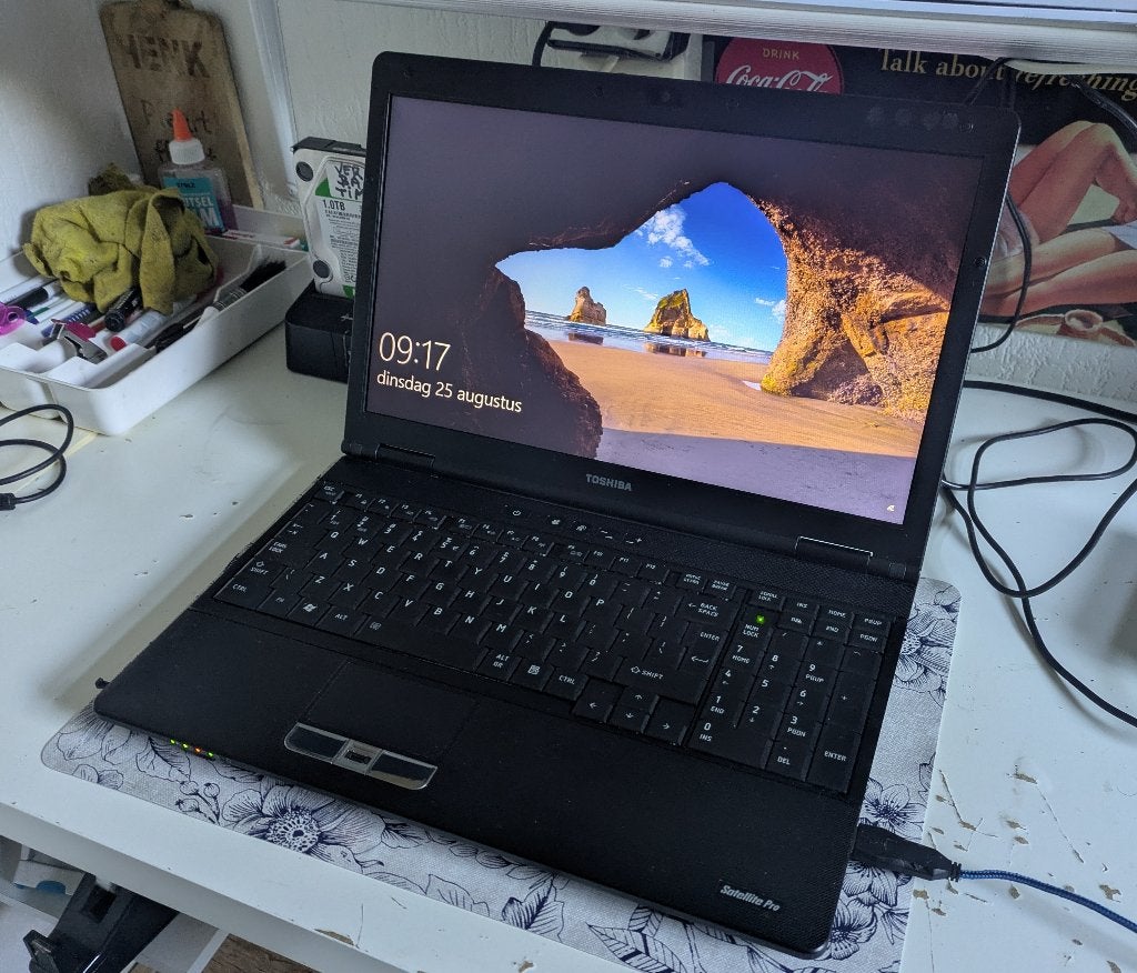 Toshiba Satellite Pro S500-115 laptop, Computers en Software, Gebruikt, HDD, 2 tot 3 Ghz, 8 GB