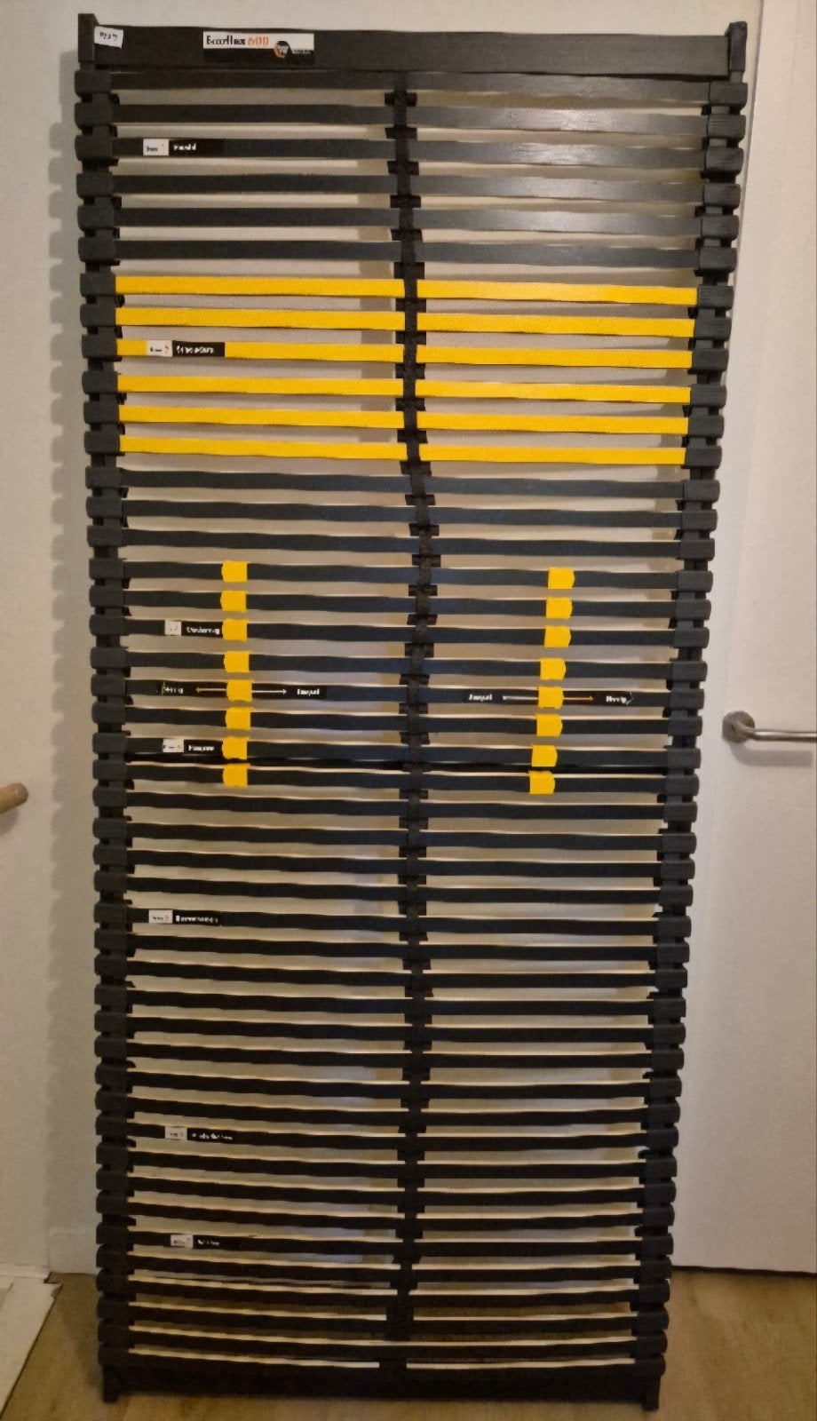 Lattenbodem 90x210 Beter Bed Bossflex 600 vlak, Ophalen, Gebruikt, 90 cm, Eenpersoons