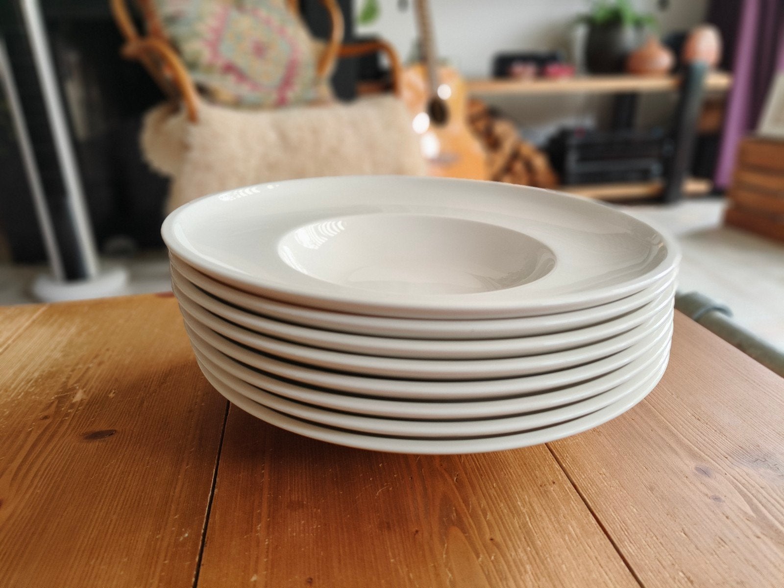 Villeroy & Boch Artesano pastaborden 30 cm (8 stuks), Ophalen, Villeroy & Boch, Zo goed als nieuw, Bord(en)
