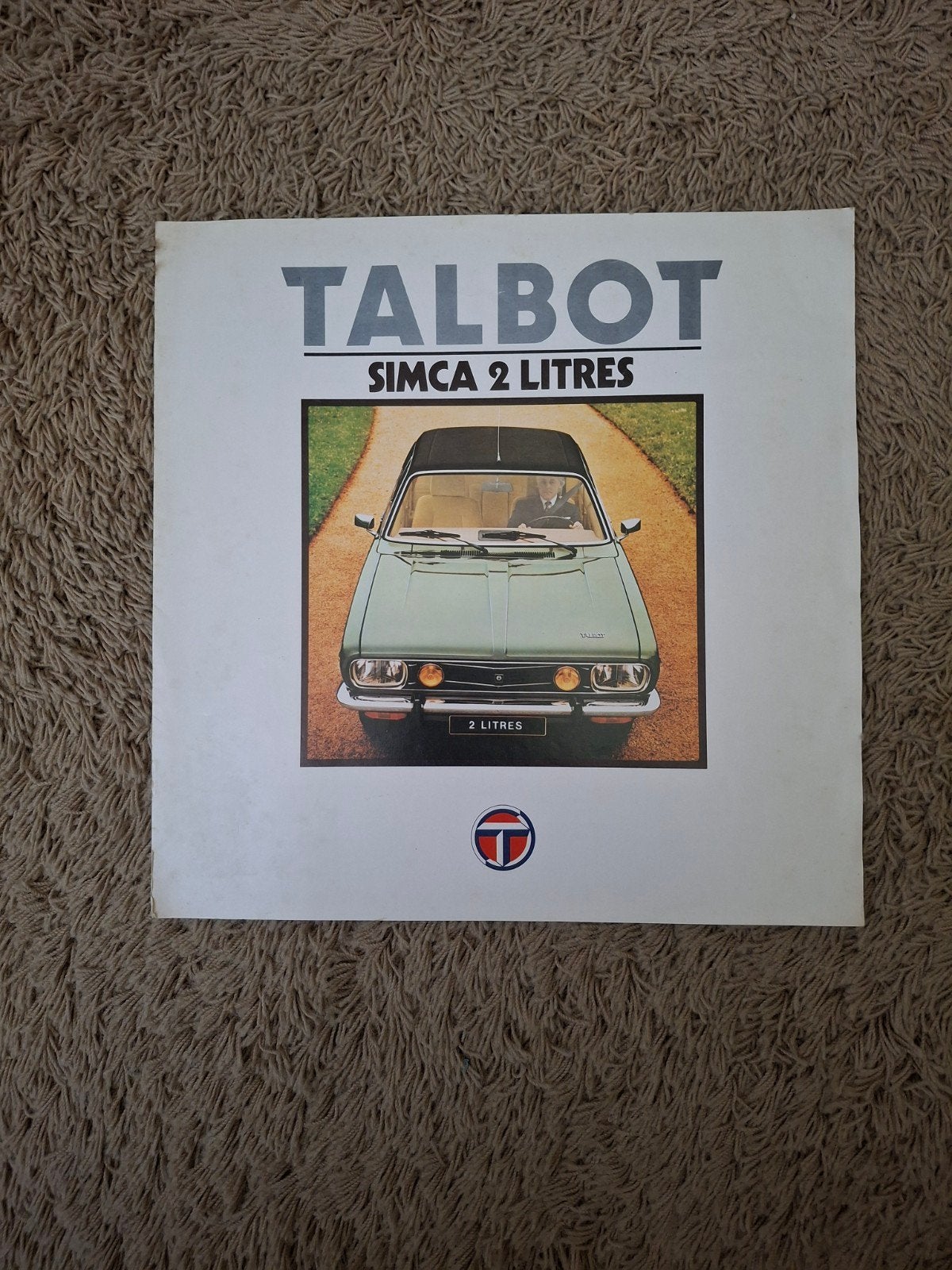 autofolder Talbot Simca 2 litres, Verzenden, Overige merken
