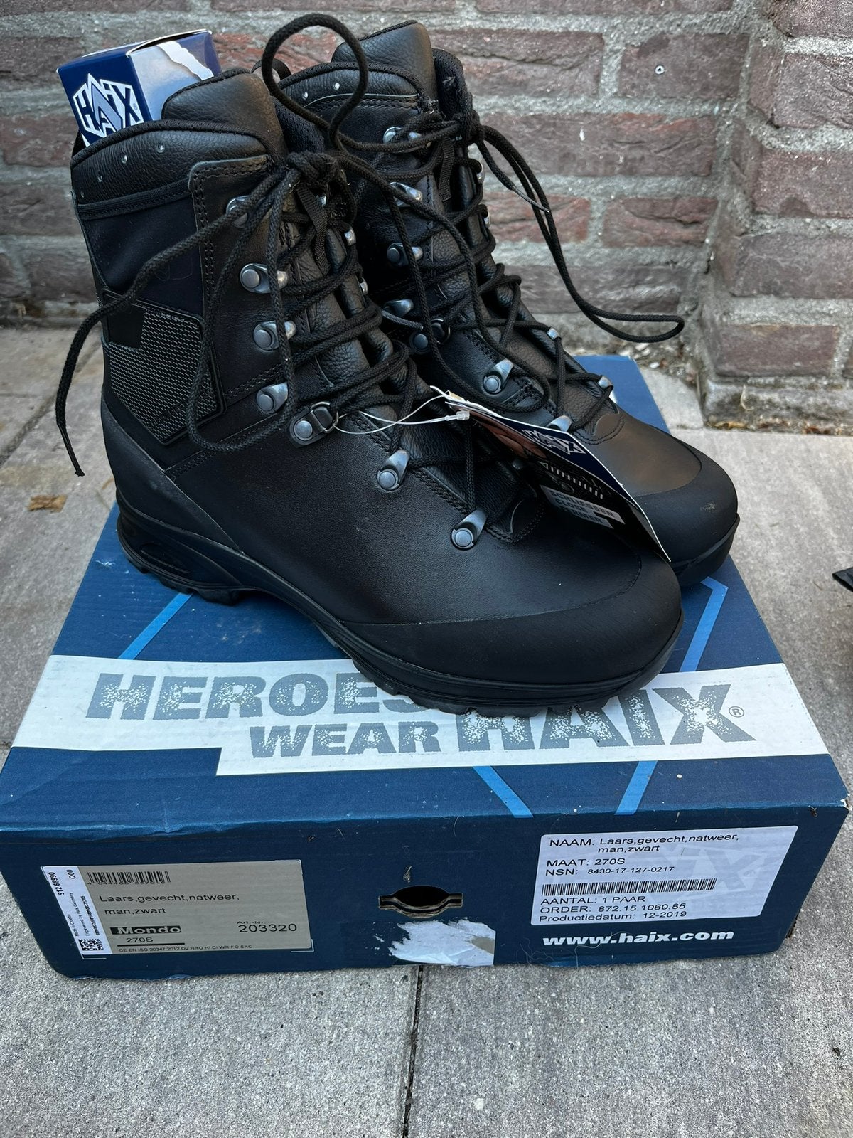Ongedragen Haix Mondo laarzen, Kleding | Heren, Schoenen, Ophalen of Verzenden, Zo goed als nieuw, Werkschoenen