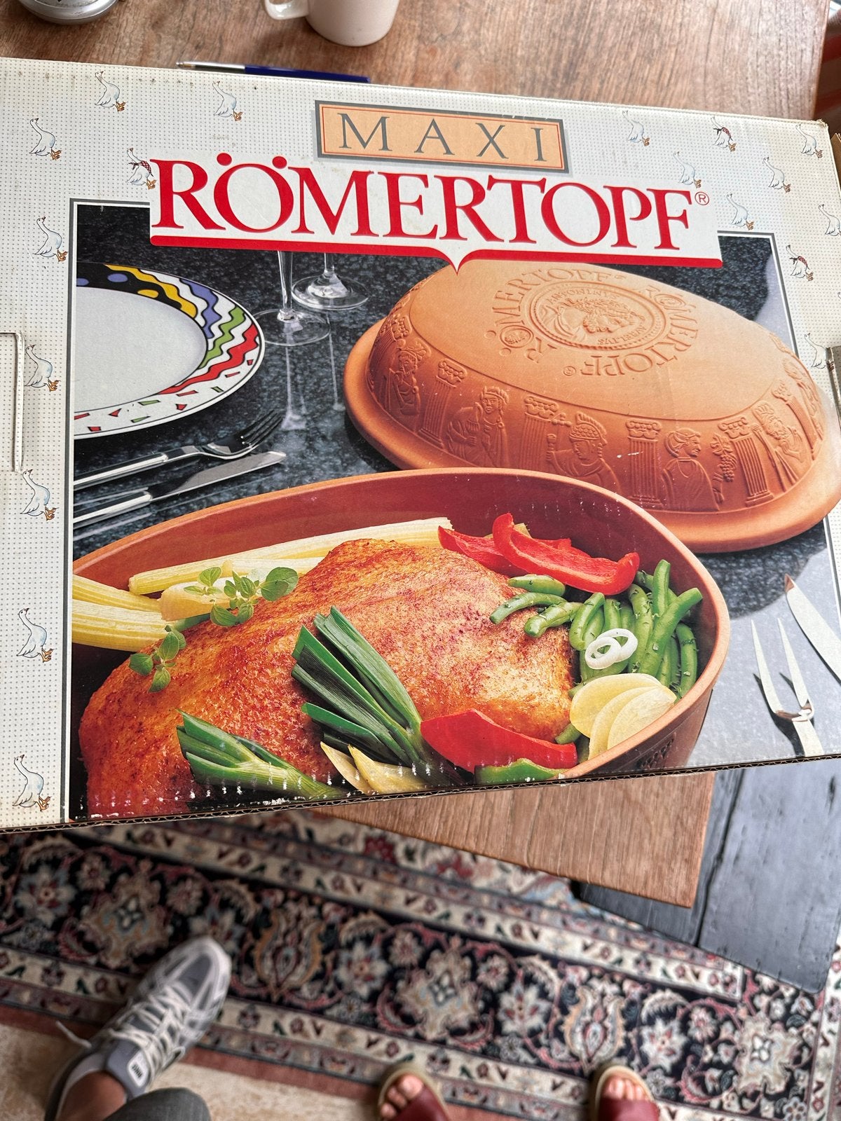 Maxi Römertopf - Ovenschaal van klei, Ophalen, Steen/keramiek, Overige typen, Gebruikt