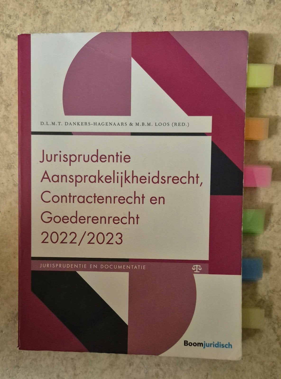 Boek Jurisprudentie Aansprakelijkheidsrecht 2022- 2023, Gelezen, D.L.M.T. Dankers-Hagenaars & M.B.M. Loos (red.), Ophalen of Verzenden