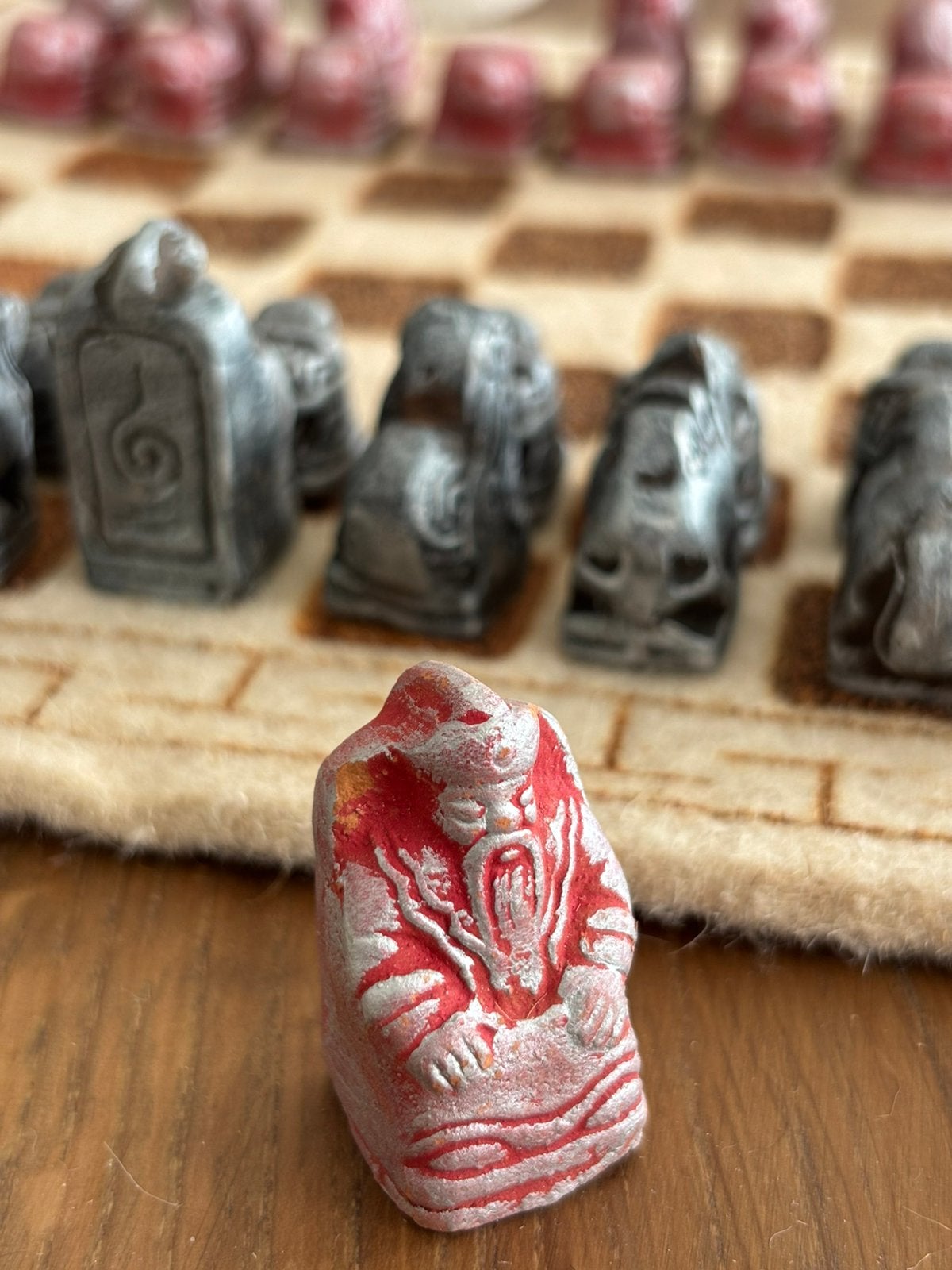 Schaakspel uit de Himalaya, Een of twee spelers, Ophalen of Verzenden, Zo goed als nieuw, Reisspel