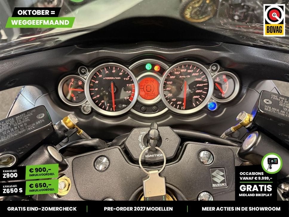 Suzuki GSX R 1300 Hayabusa (bj 2009) 28,606 km, SUZUKI, 1340 cc, 4 cilinders, Motorrijbewijs A
