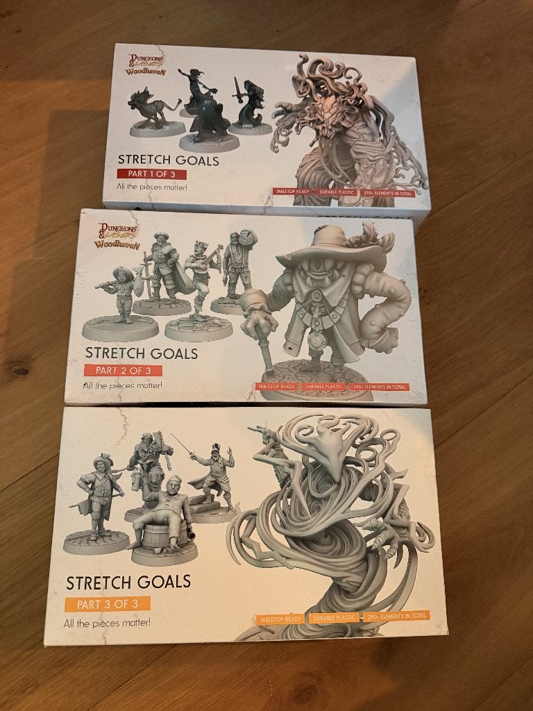 Dungeons & Lasers - Woodhaven - Stretch Goals (3 dozen), Ophalen of Verzenden, Nieuw, Dungeons & Lasers