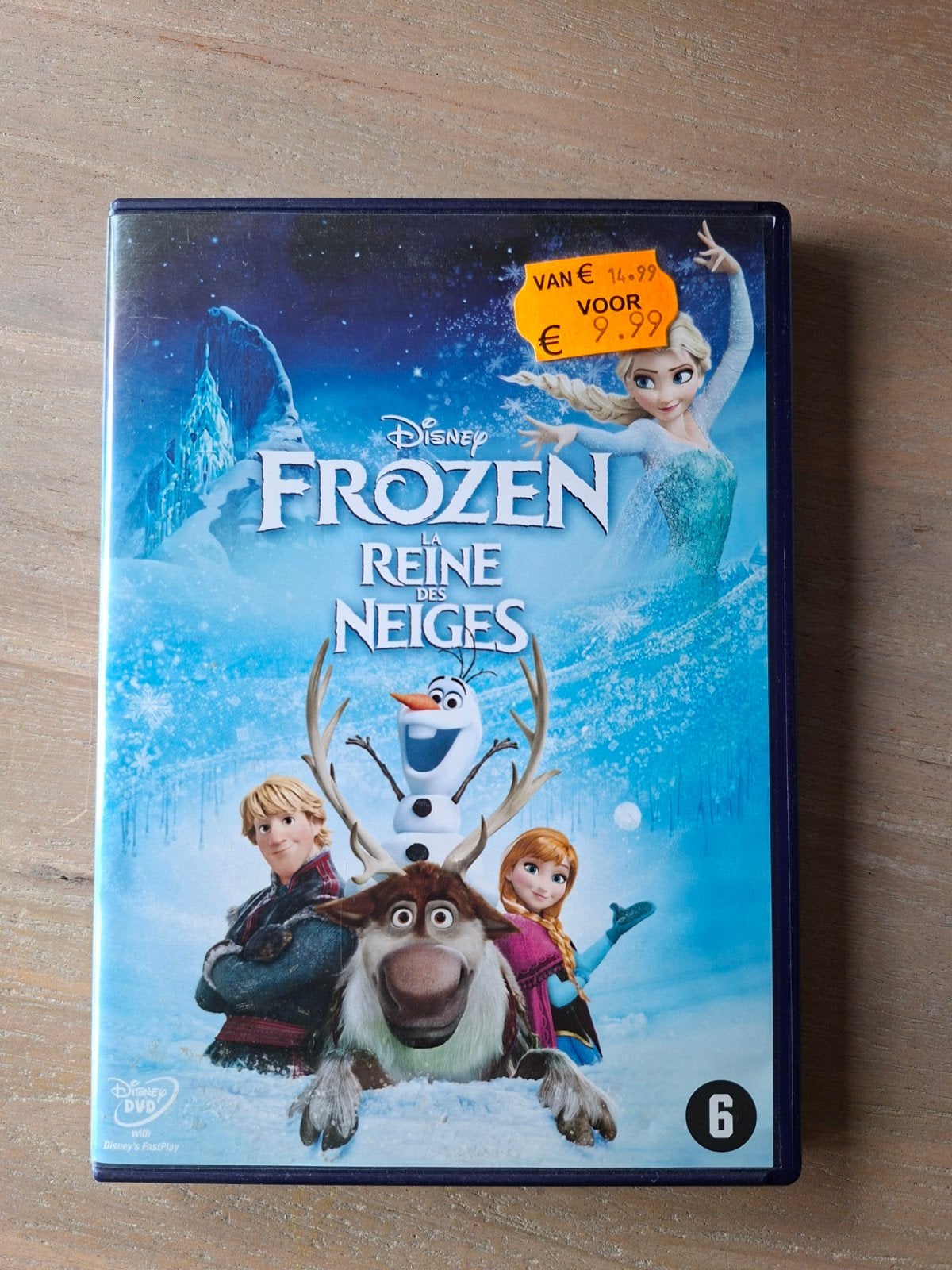 DVD frozen, Alle leeftijden, Ophalen of Verzenden, Zo goed als nieuw