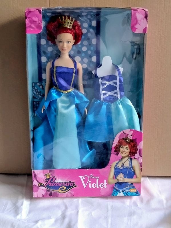 Prinses Violet Prinsessia Barbie Studio 100 nieuw in doos, Ophalen of Verzenden, Nieuw, Pop