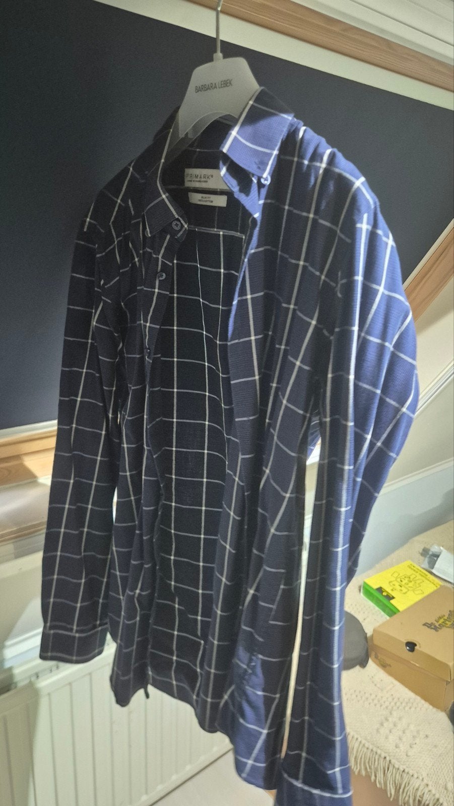 Overhemd heren, maat M, Kleding | Heren, Blauw, Zo goed als nieuw, Primark, Halswijdte 39/40 (M)