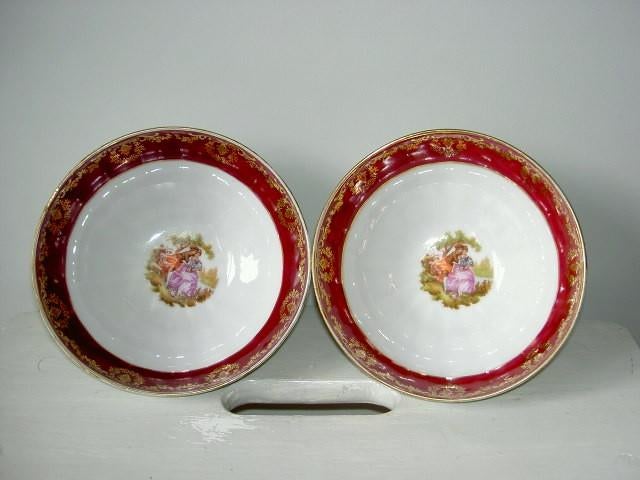 Twee Franse spoelkommen, Antiek en Kunst, Ophalen of Verzenden