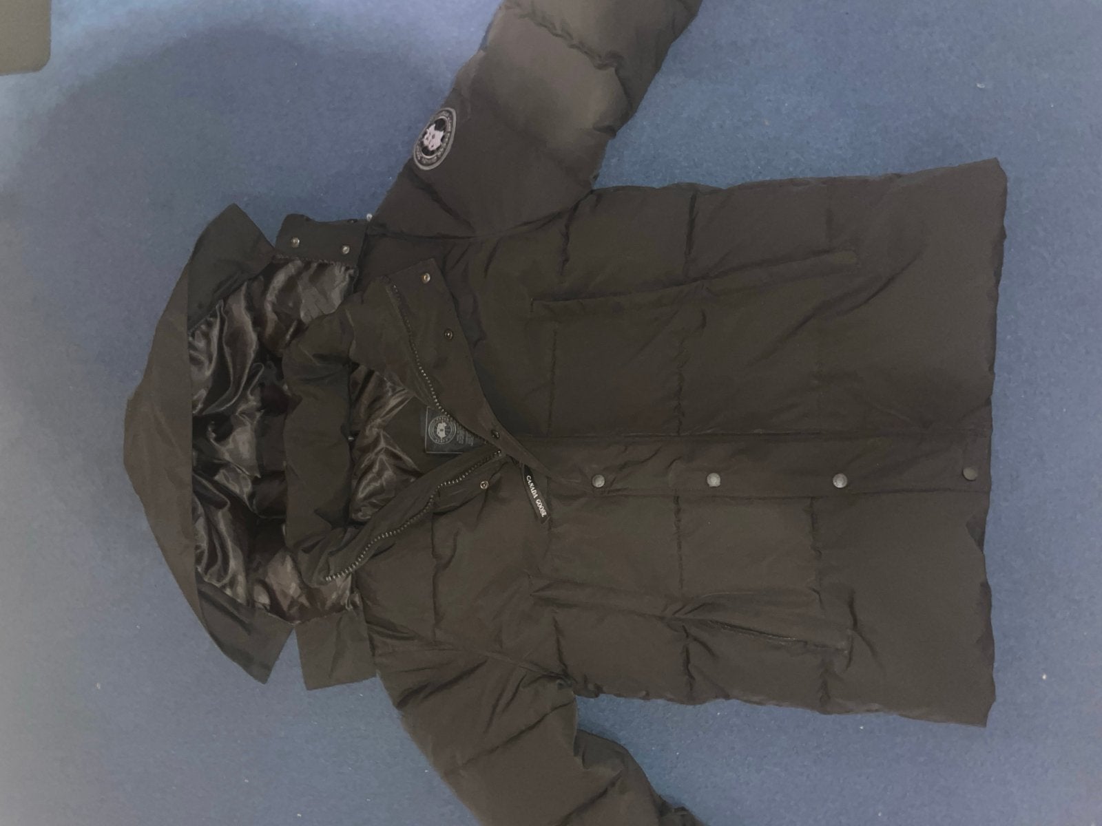 Canada Goose Wyndham Black Label Parka Zwart, Ophalen of Verzenden, Zo goed als nieuw, Overige maten, Zwart