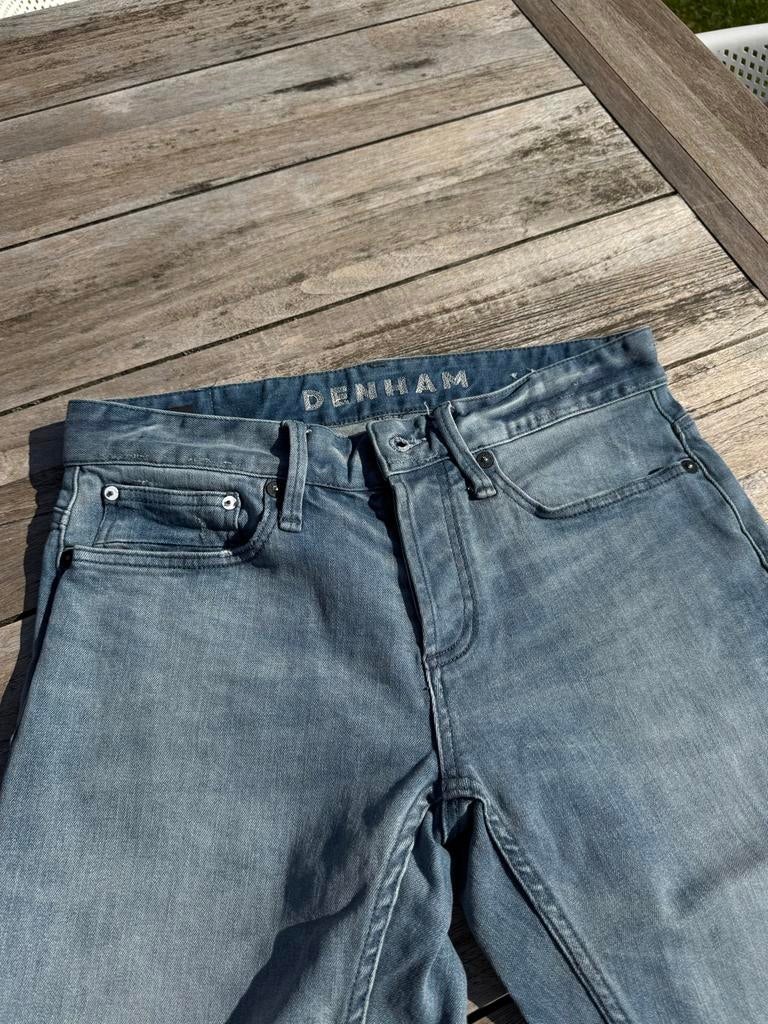 Denham Razor slim fit spijkerbroek heren W29 L32, Ophalen of Verzenden, Zo goed als nieuw, Blauw, Overige jeansmaten